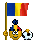 05 Flaggenkunterbunt 001 Smiley – Fussball